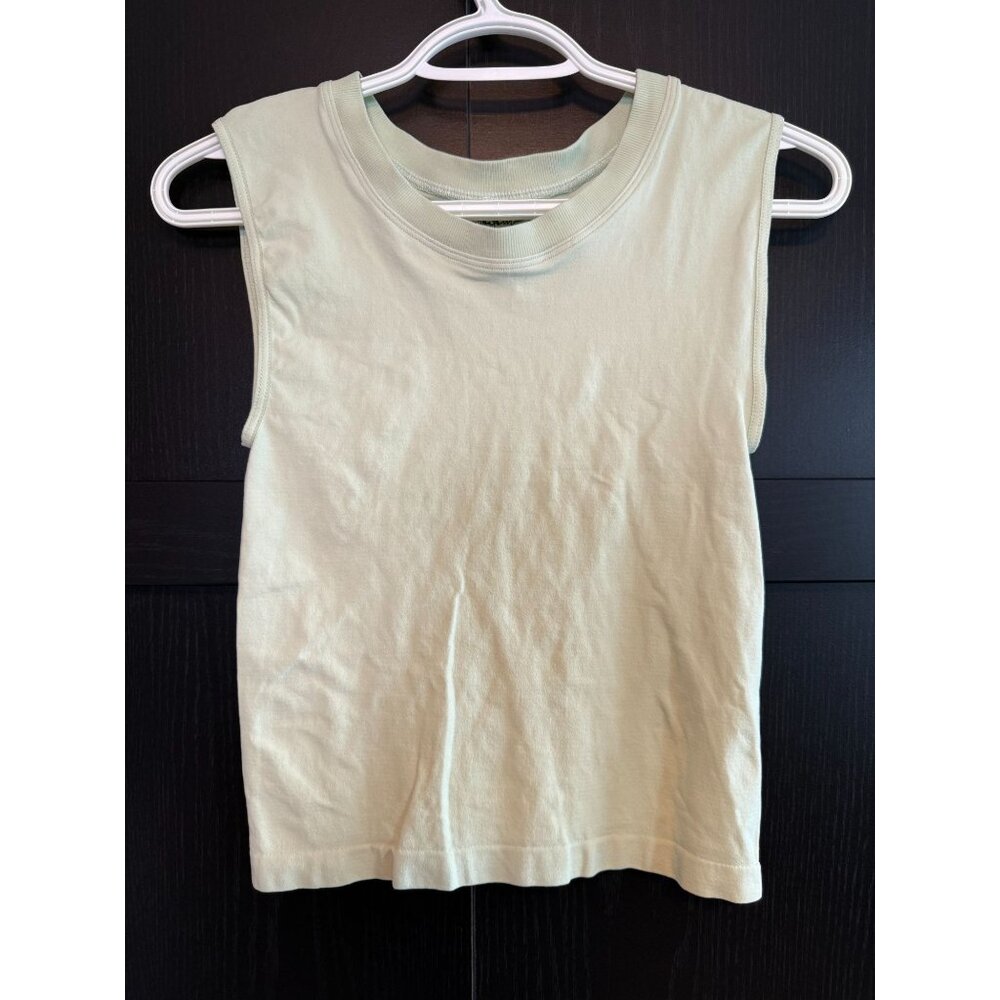 Free People Intimately Women's Green Stretch Tank Top Tee XS Soft Casual